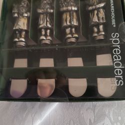Boston Warehouse Brand - Santa Spreaders - Set Of Four