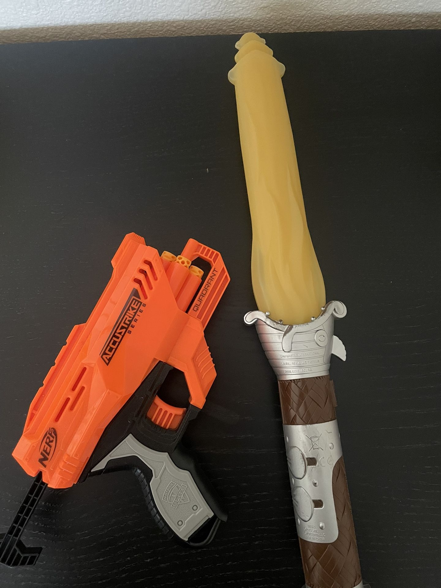 Nerf Gun And Sword