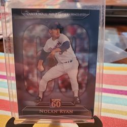 Nolan Ryan 2011 Topps 60 Most Career Insert Baseball Card 