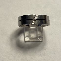 Simmons/SHR Men's Ring With Genuine Clean Diamond Stainless Steel  Size 10