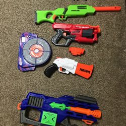 Nerf Play Guns 