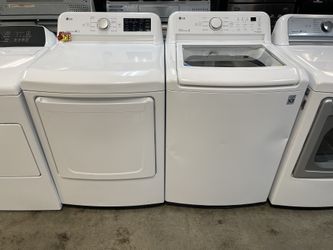 Lg Washer With Agitator And Dryer Gas Set Smart