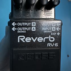 Boss Reverb Pedal RV-6