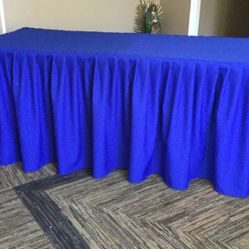 6ft Tablecloth For Sale Royal Blue
