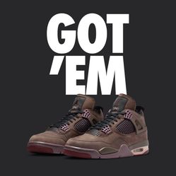 Jordan 4 Retro SP x A Ma Maniere Dark Mocha                  Size 9.5 In Men
