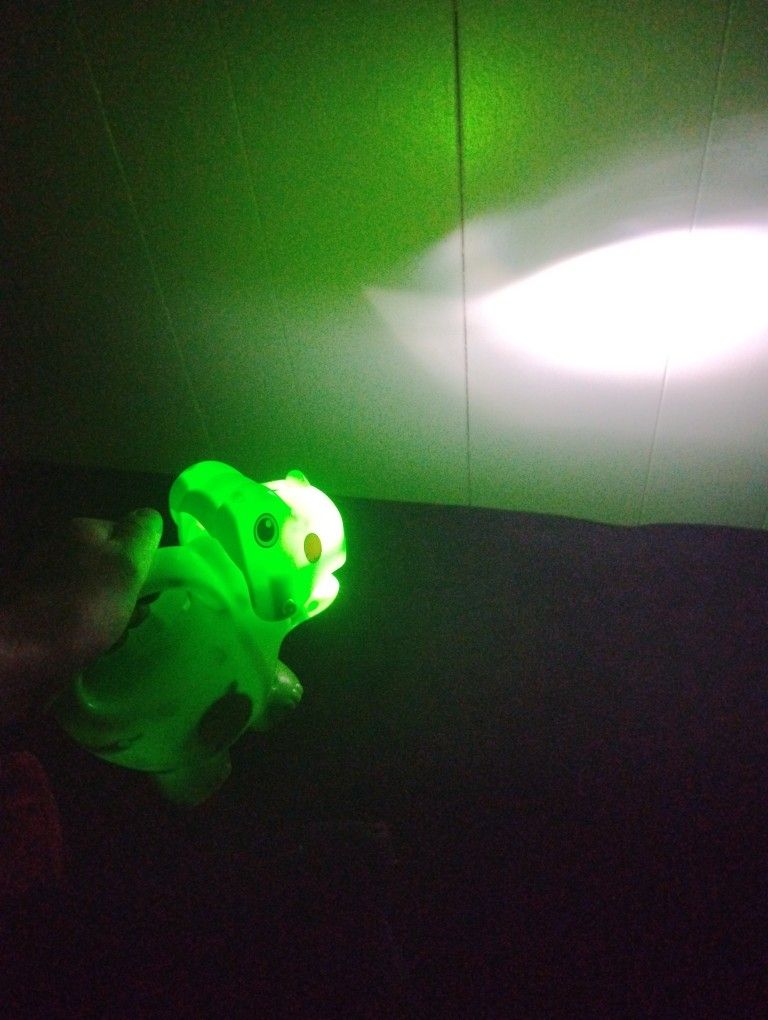 Toy Handle with Flip Head Flashlight