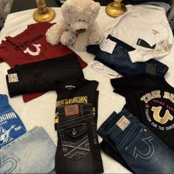 Kids 7,6,5 True Religion Outfit Set