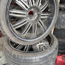22s For Chrysler 300 $650. Cash. Tires Are Great. 