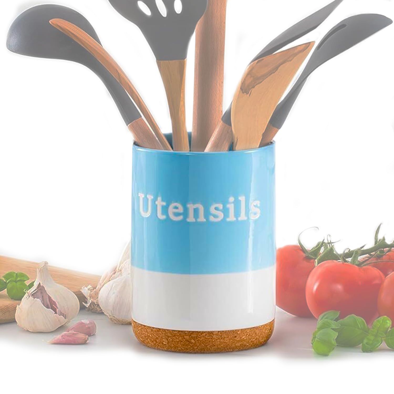 Cute Farmhouse Utensil Holder