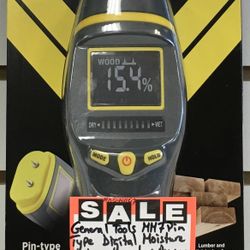 General Tools M7 Pin Type Digital Moisture Meter For Water Damage Brand New 