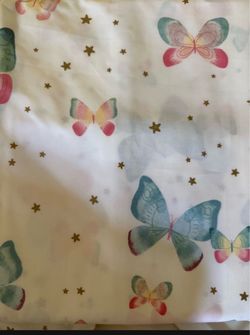 3 pottery barn kids butterfly twin sheet set