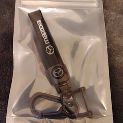 Black Mazda Keychain NEW 
