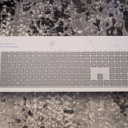 Modern Keyboard With Finger Print ID 