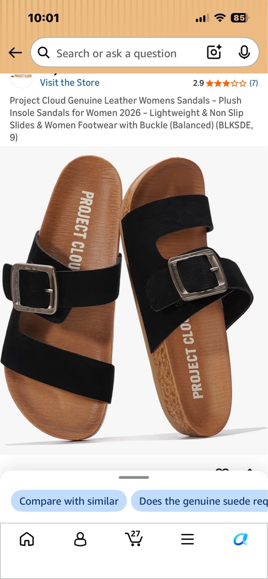 Women sandals didn’t fit me. Size 9 very comfortable I paid over $30 askking $25 NEVER WORN