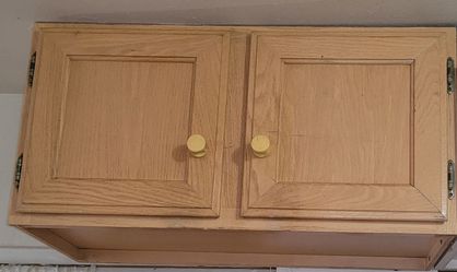 kitchen cabinets.