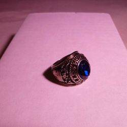 Jostens 10K GOLD Class Ring. 10 KARAT White Gold Ring. Vintage 1973 Somerville High School Massachusetts. SOLID GOLD. Fine Jewelry