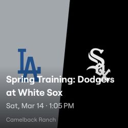 Dodgers Spring Training Game (3/14)