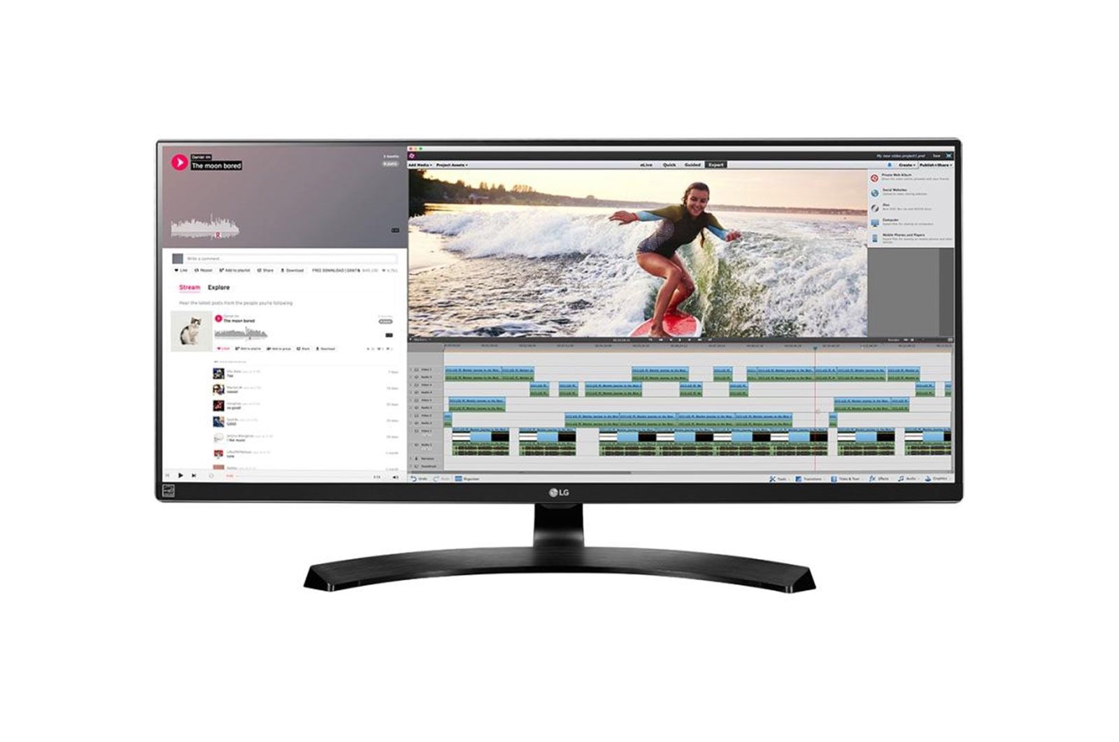 LG 34'' 21:9 UltraWide FLAT IPS LED Monitor