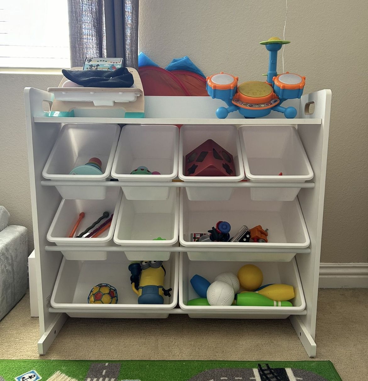 White Toy Organizer 