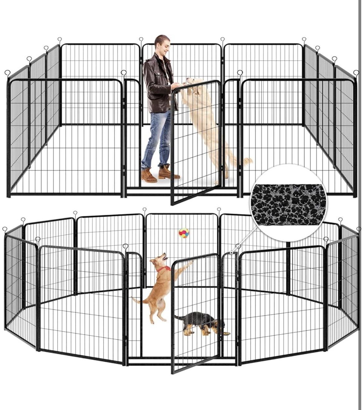 Dog Playpen 40” 12 Panels
