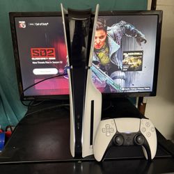 Almost New PS5 Slim Disc With Some Games Installed 