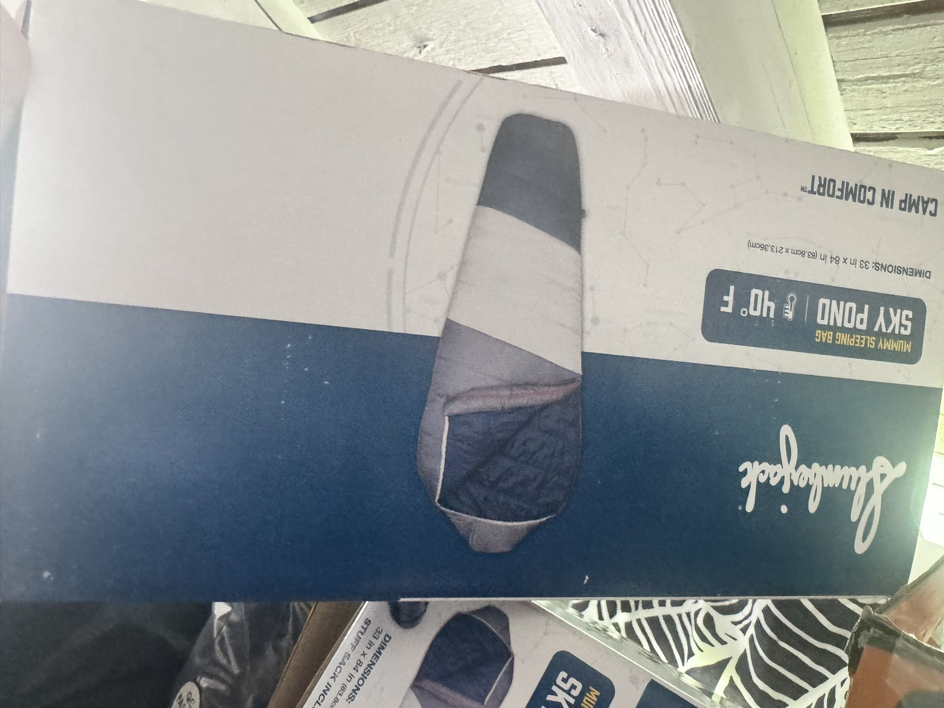 2-Slumberjack Sky Pond Mummy Sleeping Bag.