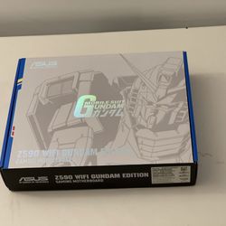 ASUS Z590 WIFI GUNDAM EDITION WHITE SILVER INTEL MOBO MOTHERBOARD