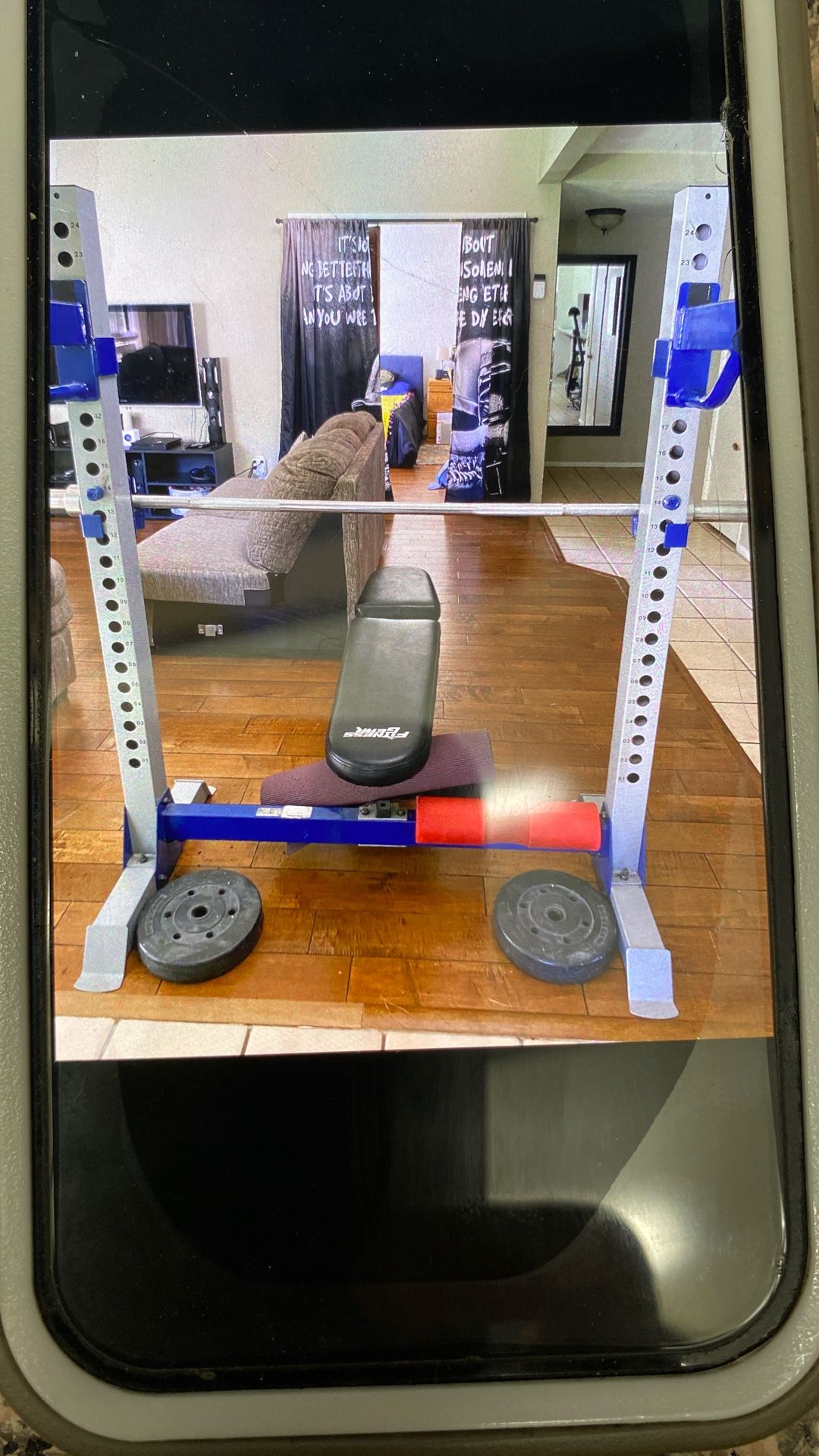 Weight Bench With Pull Up Bars