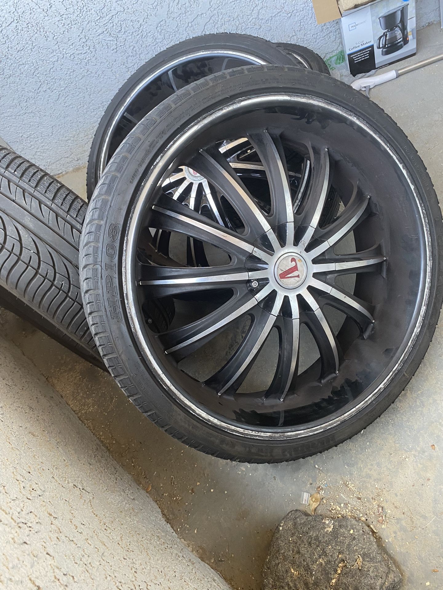 24 Inch Velocity Rims 2 Tone