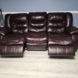 Sofa & Loveseat Combo 4 Recliners