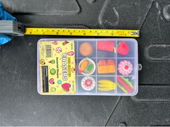 Fun Food Shaped Erasers - 15 pack
