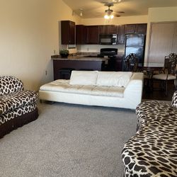 Everything Must Go By Friday. Custom-Made Couches Filled With Down Feathers.