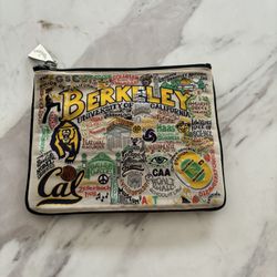 Berkeley Zipper Pouch - Embroidered