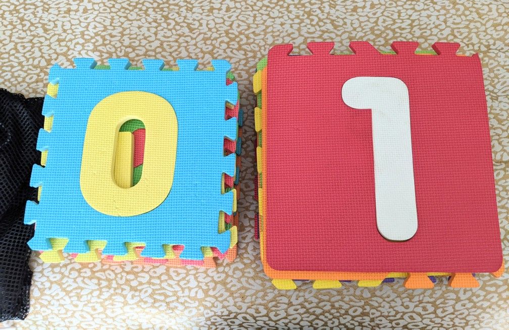 Foam Number Mats