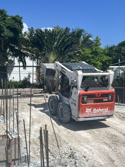 Excavation Bobkat Truck Compator Demolition 