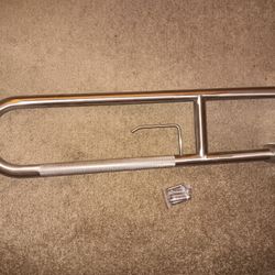 Stainless Drop Down Toilet Grab Bar