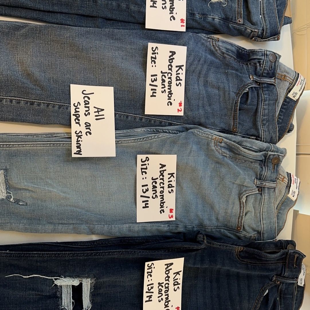 Abercrombie and fitch kids deals jeans