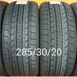 2 New Tires For Sale 285/30/20 We Service Motorcycle Tires