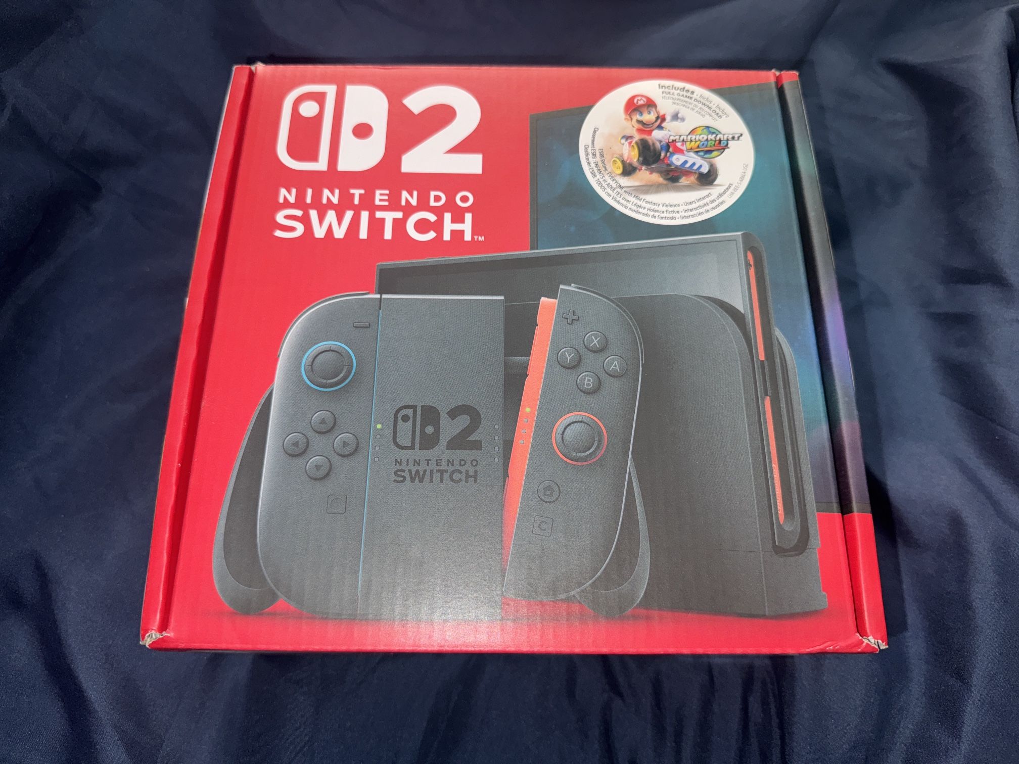 Nintendo Switch 2 Mario Kart World Bundle - Brand New