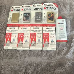 Zippo Lighters With Butane Inserts