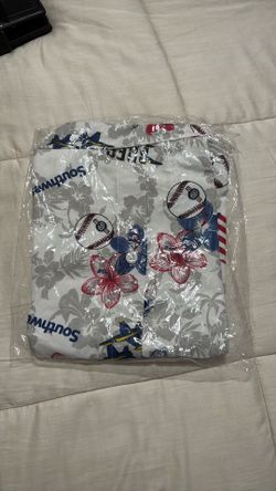 Padres patriotic aloha shirt XL