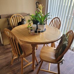 Table And 4 Chairs 
