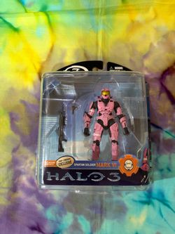 McFarlane Halo 3 Series 2 Pink Spartan Soldier Mark VI D&R Lineups Exclusive