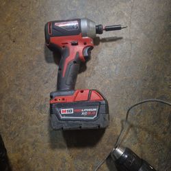 Milwaukee Drill And Battery 