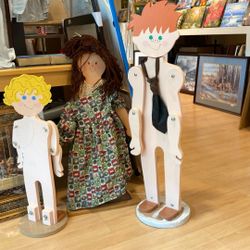 3. Wood  Dolls 
