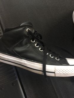 Black Leather Converse