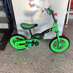Little Tikes My first balance to pedal training bike green and black, ages 2-5 12 inch, no rust, everything works Little Tikes adjustable seat, 