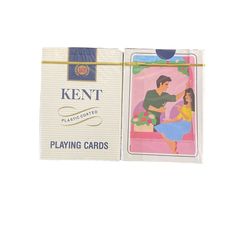 Vintage  Kent Plastic Coated Playing Cards 1970s-1980s