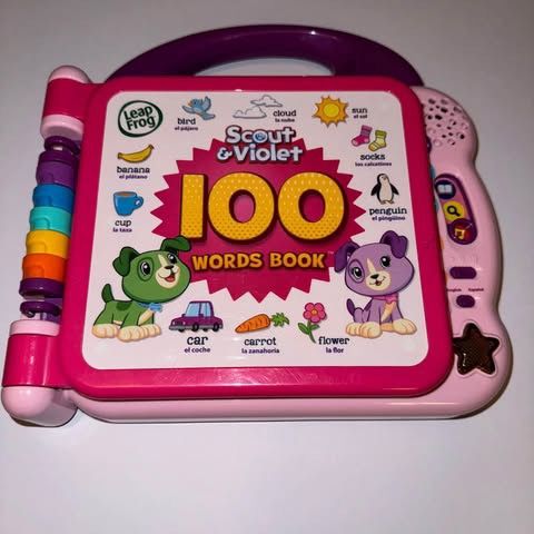 Scout and Violet 100 Words Book by Leap Frog