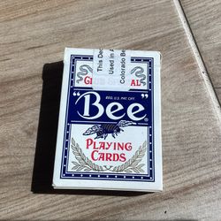 Vintage "Bee" Blue Hotel Casino Colorado Belle, NV Canceled Playing Card Deck